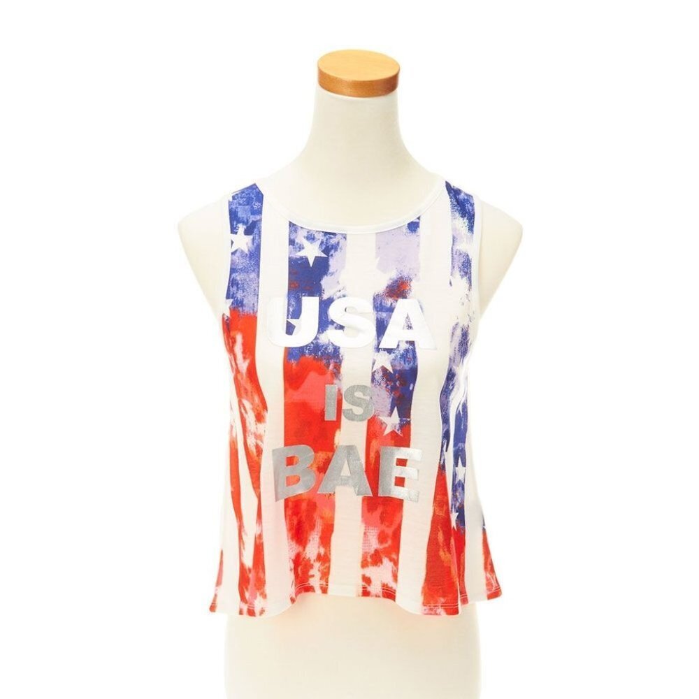 Claire's Womens USA is BAE Tank Top Junior Size One Size